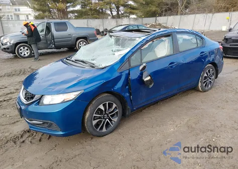 2014 Honda Civic Ex z USA, uszkodzony, nr VIN 19XFB2F88EE237959